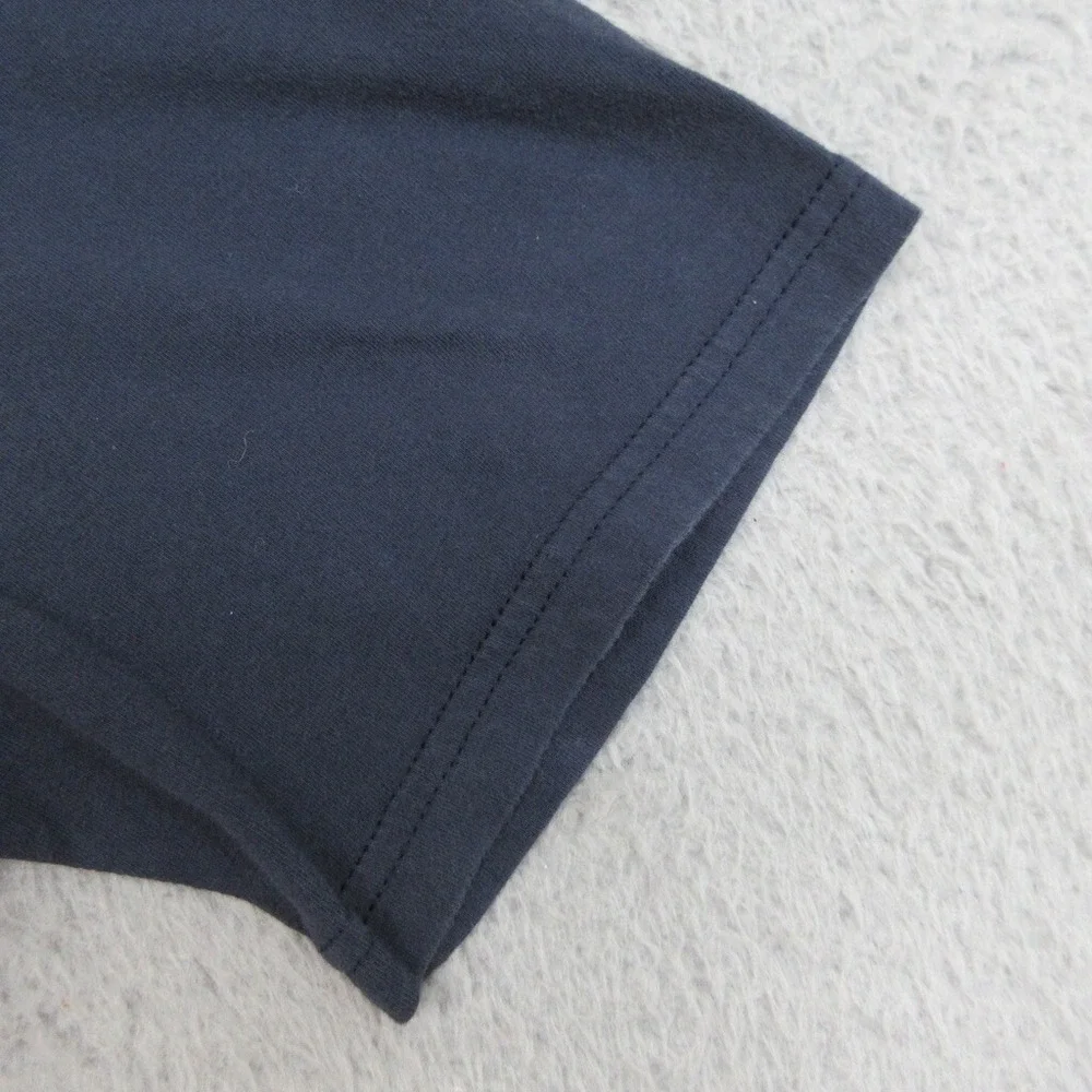 The North Face‎ Shirt Mens M Blue Cotton Logo Graphic Pocket Gorpcore Outdoor